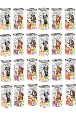 Pati Life Karışık Konserve Köpek Maması 24 x 415 G Pati Life Karışık Konserve Köpek Maması 24 x 415 G