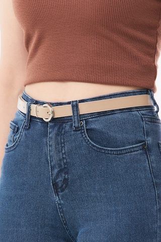 Fullamoda Küçük Tokalı Kemer- Taş 20MAKS5268139073-1-Taş