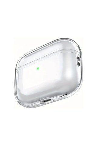 Apple Uyumlu AirPods Pro 3. Nesil İle Kılıf Şeffaf Kristal Silikon Sert Pc Şeffaf Case 14 Şeffaf
