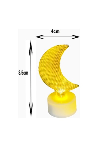 Dekoratif Led Lamba Metal Kaliteli Hediyelik 2 Adet Lisinya