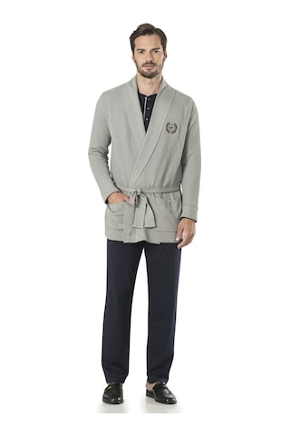 Pierre Cardin 5595 Erkek Çeyizlik Triko Ropdöşambır Pijama 5'li Set Takım 001