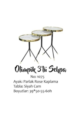 Brc Olimpik Zigon Model Beyaz Mermer Metal Transmisyon Gold Kapl (411833373)