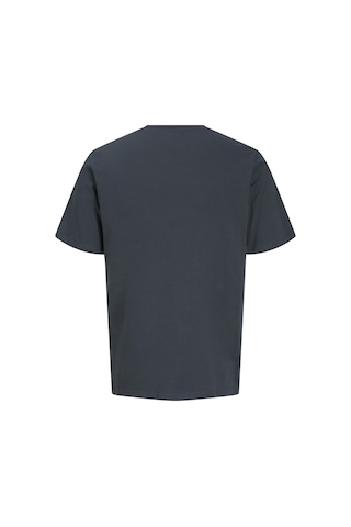 Jack & Jones Erkek Gögüs Baskili Bisiklet Yaka Tisört - Kendrick - 12298420 Turbulence