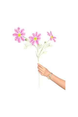 Yapay Çiçekçiniz Islak Dokulu 60 Cm Yapay Gelincik Çiçeği Gerçekçi Görünümlü Dekoratif Salon Ve Masa Çiçeği pembe