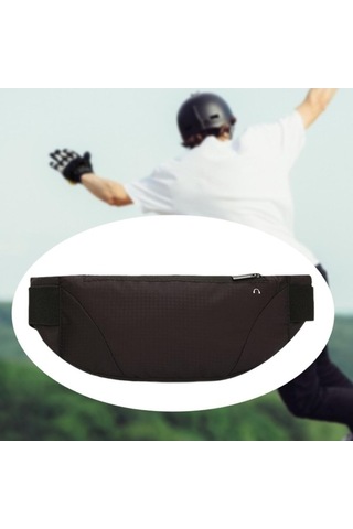 Pazly Bel Paketi Çantası Siyah Telefon Tutucu Alışveriş Çantası Siyah