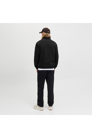 Jack & Jones Norrebro Erkek Siyah Sweatshirt 12282899-b Siyah