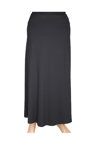 Dule Kadın Aymoli Penye Kloş Siyah Etek Siyah