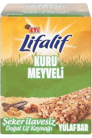 Eti Lifalif Kuru Meyveli Müsli Bar 16 x 35 G