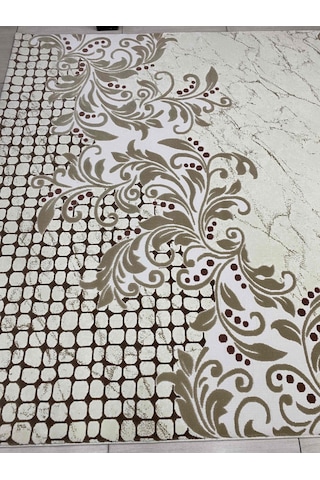 Tiffany Halı Tual 200x300 TF 318 Krem Pembe 6 M2 Halı !