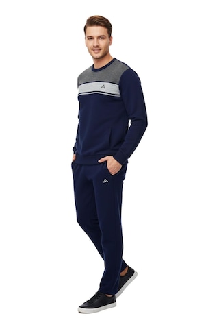 Pandonim Erkek 3 İplik Sıfır Yaka Eşofman Takım 3295 Bgl-st04997 Lacivert