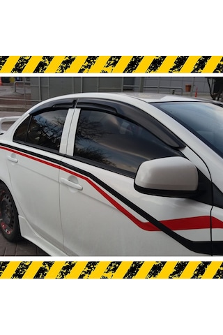 Mitsubishi Lancer Mügen Cam Rüzgarlığı 2008-2015 Arası 4 Lü Set N11.24561