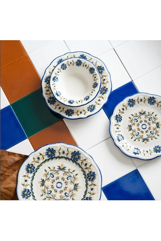 Porser Tuscan Bloom Fulya 24 Parça Yemek Takımı