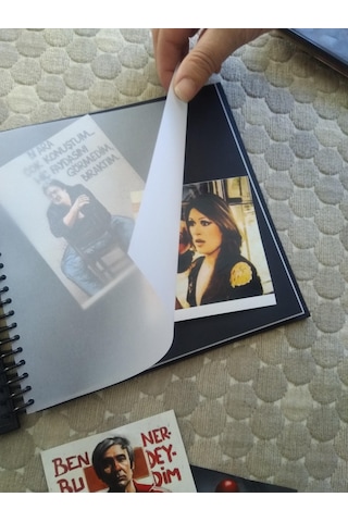 Koala Siyah Yapraklı Defter, Anı Defteri Polocard ,foto Albüm, Polaroid Foto Albüm