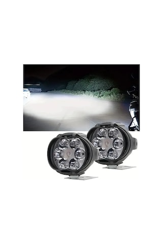 Motosiklet 6 Ledli Drl Sis Farı Seti