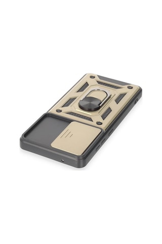 Cosmotex Newface Samsung Galaxy Uyumlu S20 Fe Kılıf Pars Lens Yüzüklü Silikon - Gold