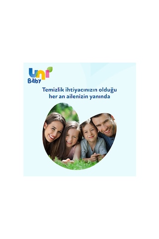 Uni Baby Aile Islak Mendil 3x52 156 Yaprak Tekli