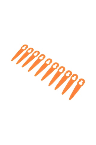 Springsun 100 Adet Turuncu Çim Kesici Plastik Bıçaklar  Polycut 2 2 3-2 İçin Uygundur