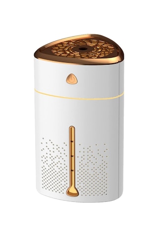 Yucama 1000 Ml Mist Nemlendirici Difüzör Renkli Gece Lambası Ile - Beyaz