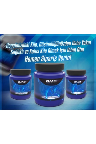 BMB Kilo Almaya Yardımcı Gıda Takviyesi 1000 GR 1 KG