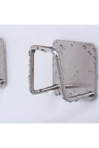 Skycity Duvar Takılı 304 Paslanmaz Çelik Ev Yıkama Spreyi Sulama Aleti 4 Adet Gümüş