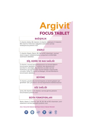 Argivit Focus 30 Tablet