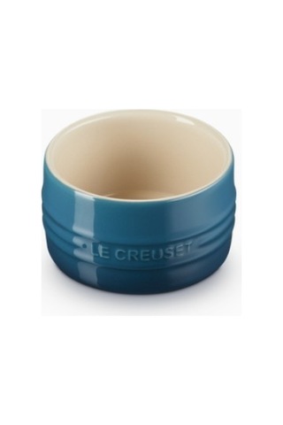 Le Creuset Seramik Ramekin, Istiflenebilir Lüks Sunum Kase Koyu Turkuaz
