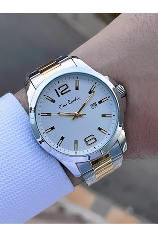Pierre Cardin Damat Ve Nişan İçin 2 Yıl Garantili 3 Atm Suya Dayanıklı Erkek Kol Saati E.800411f06 Gri