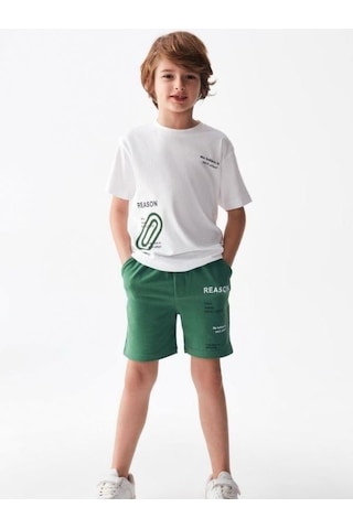Nk Kids Erkek Çocuk Elips Tshirt-13962-beyaz Beyaz