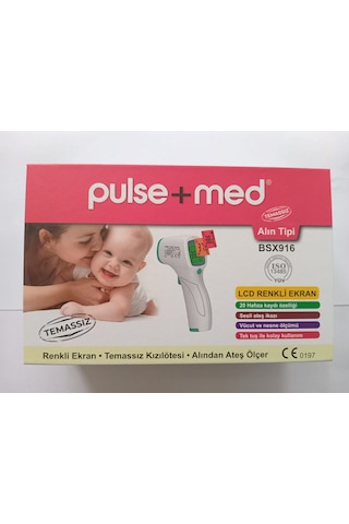 - Bsx916 - Renkli Ekran Kızılötesi Temassız Alından Ateş Ölçer 1 Pulsemed - Bsx916 - Renkli Ekran Kızılötesi Temassız Alından Ateş Ölçer