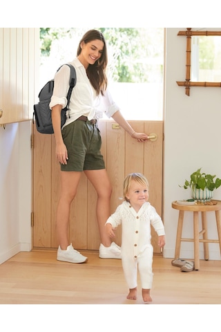 Forma Sırt Çantası Bebek Bakım Çantası - Gri - Yeni Model Gri