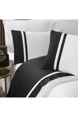 Pasıonı-210tc Sat-Lune-Antrasit Biyeli Nevresim Takımı Antrasit