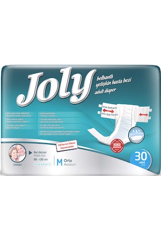 Joly Yetişkin Bezi Bel Bantlı M - Orta - Medium 90 Adet