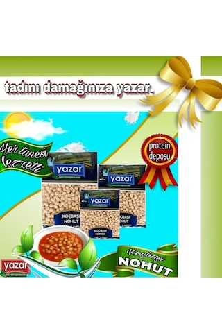Yazar Beyaz Nohut 4 x 1 KG