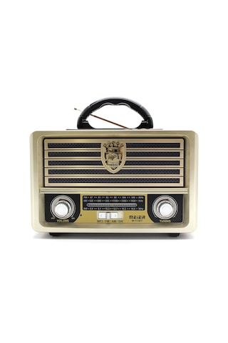 Meier M-113Bt Nostaljik Usb-Tfcard-Bluetooth Destekli Fm Radyo