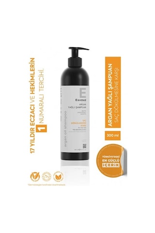 Esomed Argan Yağlı Saç Dökülmesine Karşı Şampuan 300 Ml ESOMED.007