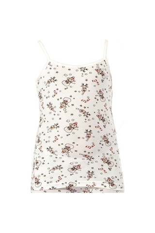 12 Adet Kota Kız Çocuk Baskılı Ip Askılı Atlet Karışık Renk 3405