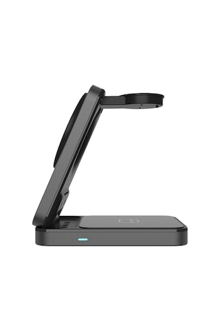 Ttec Aircharger Fold Pro 2 Qi2.2/magsafe Özellikli 25w Apple iPhone/android 3ü 1 Arada Apple iPhone + Apple Watch Uyumlu + Apple AirPods Katlanabilir Kablosuz Hızlı Şarj Stand Siyah