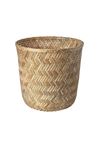 Bambu Saksı, Bambu, 24 Cm 3 Adet