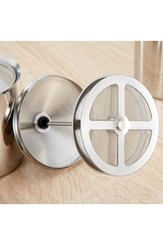 Soulader El Yapımı Süt Köpürtücü - Paslanmaz Çelik Kahve Köpüğü Yapma Makinesi, Cappuccino Ve Latice Hazırlama Aparatı, Ev & Ofis Kullanımı İçin Pratik Mutfak Aksesuarı Gümüş