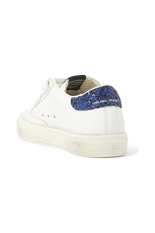 Golden Goose Çocuklar Için Deri Sneaker Ayakkabılar Beyaz