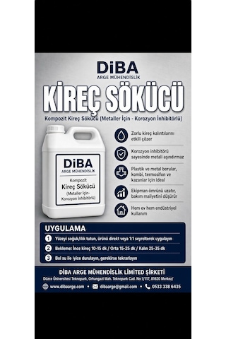 Kompozit Kireç Sökücü Metaller İçin 5 L