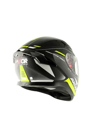 Axor Apex Turbine Kapalı Kask Neon Sarı Siyah