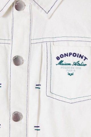 Bonpoint Leddis Beyaz Denim Çocuk Ceketi Aksesuar Seti Y 4