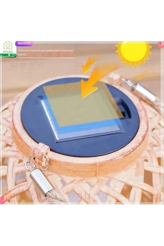 Pazly Süs Otomatik Karanlıkta Güneş Enerjili Bahçe Dekorasyonu Asılı Aydınlatma - Yj