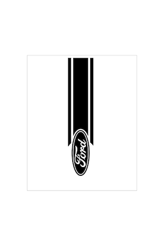 Ford İçin Özel Yeni Uyumlu Aksesuar Oto Kaput Özel Yeni Sticker