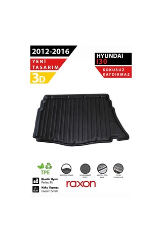 Hyundai İ30 Hb 2012-2016 İnce Stepne Bagaj Havuzu 3d Özel Kalıp Kaymaz
