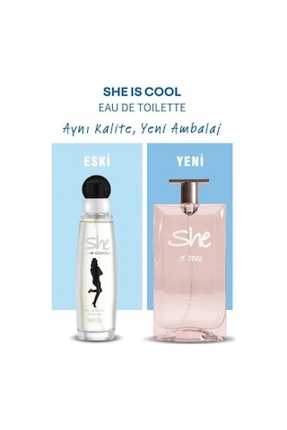 She is Cool Kadın Parfüm EDT 50 ML