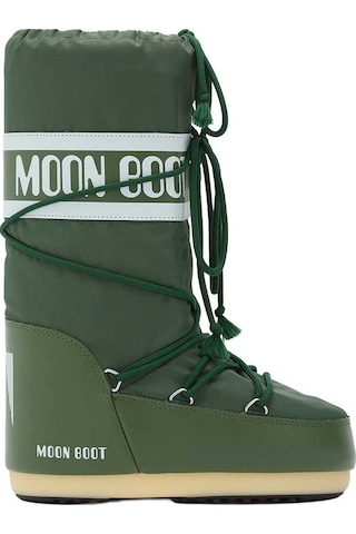 G016 Forest Green Bot Kar Kadın 80d1400440 Moon Boot Icon Nylon 35-41 Yeşil