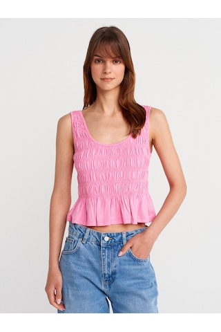 Dilvin 21083 Gipeli Kolsuz Top-pembe Pembe
