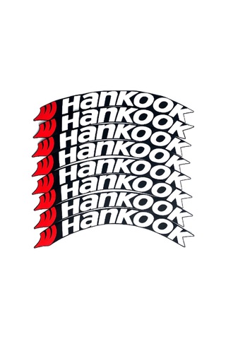 Lastik Yazısı / Araba Lastik Yazısı / Tire Text Hankook 8 Li Set + Yapıştırıcı+zımpara
